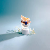 Rock Sugar Premium Crystal Bird’s Nest jar on a blue background.
